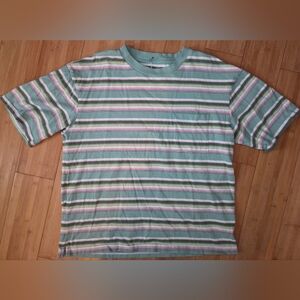 Striped Green and Pink T-Shirt